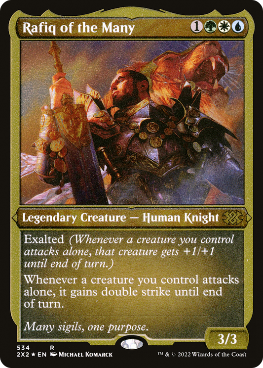 Rafiq of the Many - Foil Etched