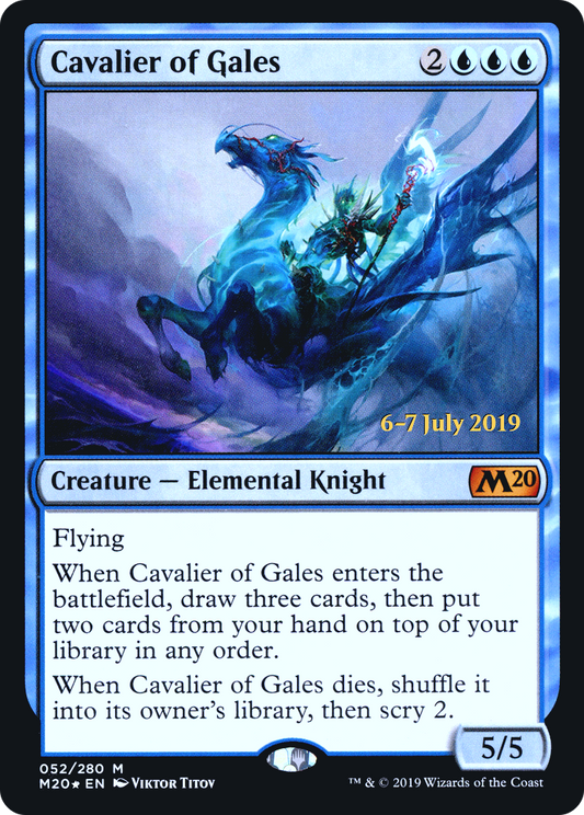 Cavalier of Gales (052) (Prerelease) - Foil