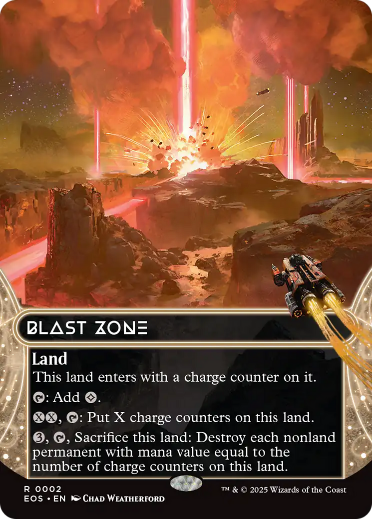 Blast Zone (0002) (Borderless) - Foil
