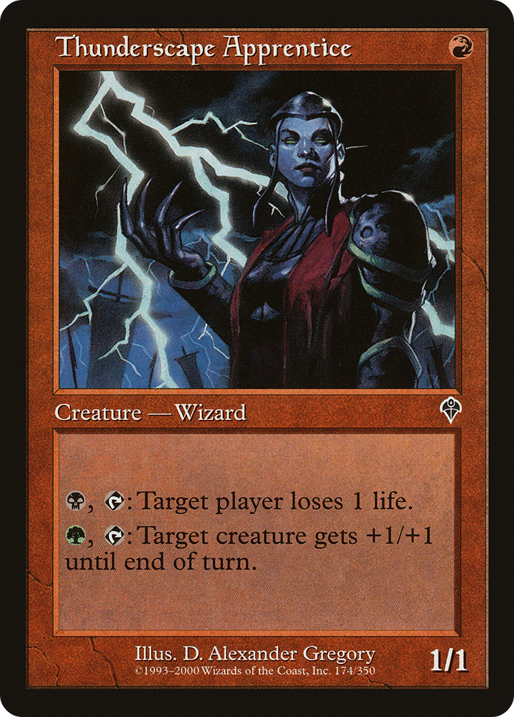 Thunderscape Apprentice - Foil