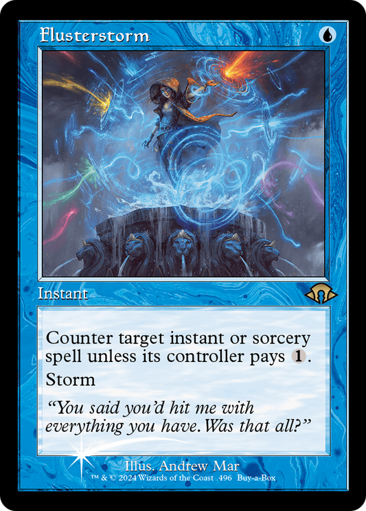 Flusterstorm (496) (Buy-a-Box Promo) (Retro) - Foil