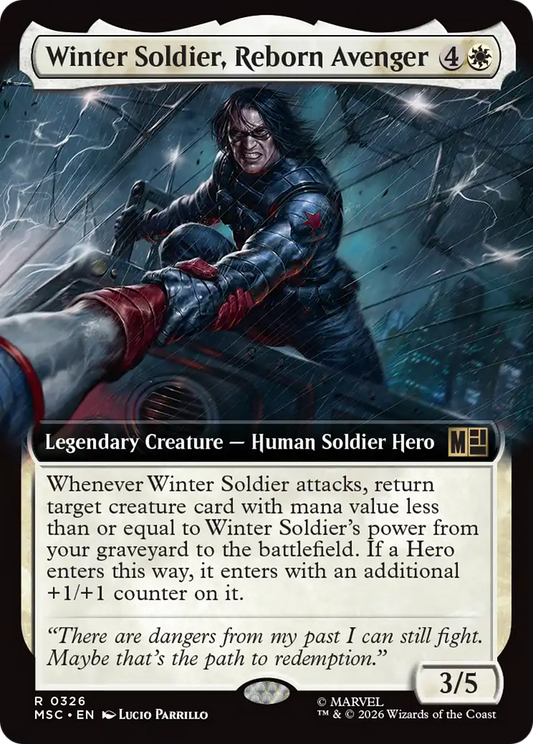 Winter Soldier, Reborn Avenger (0326) (Extended Art) (MSC)