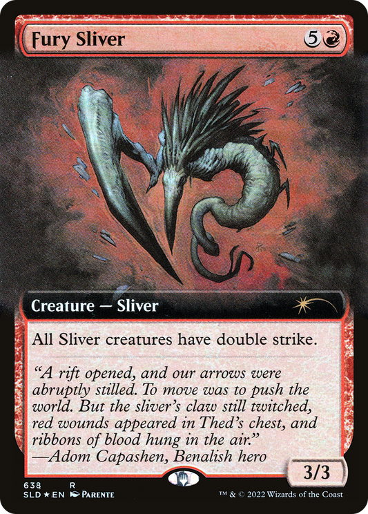 Fury Sliver (638) (Extended Art) - Foil