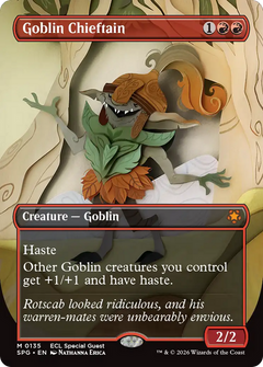 Goblin Chieftain (0135) (Borderless) (SPG) - Foil