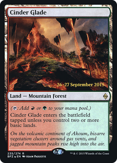 Cinder Glade (235) (Prerelease) - Foil