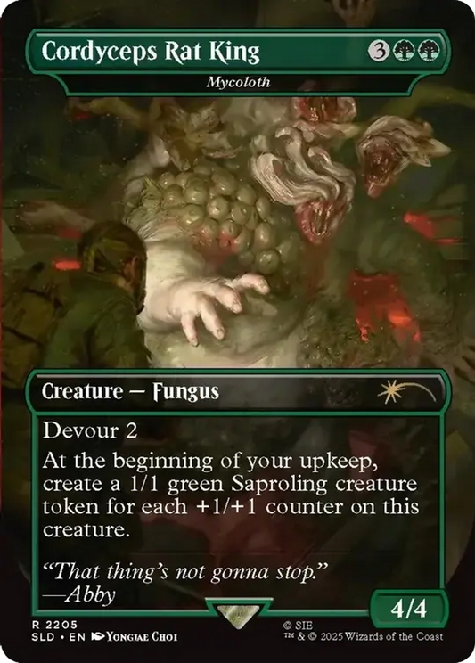 Cordyeps Rat King [Mycoloth] (2205) (Borderless) sld