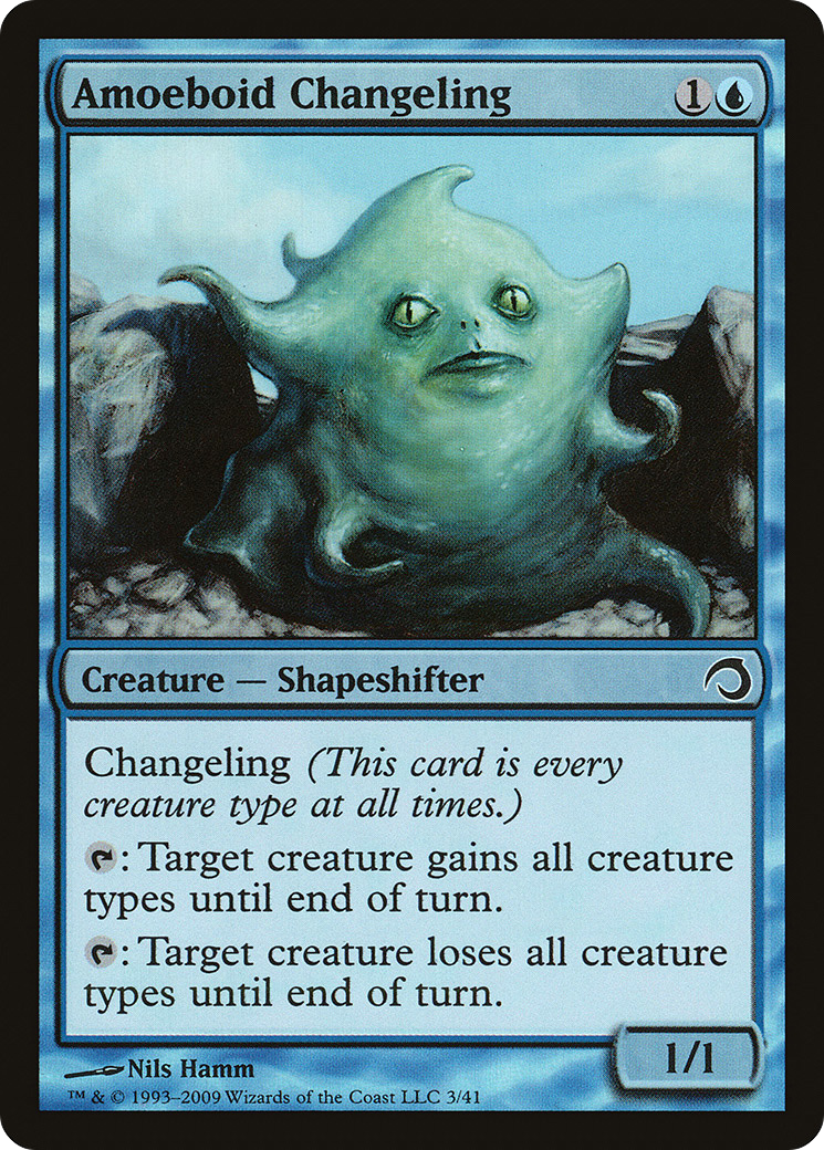 Amoeboid Changeling - Foil