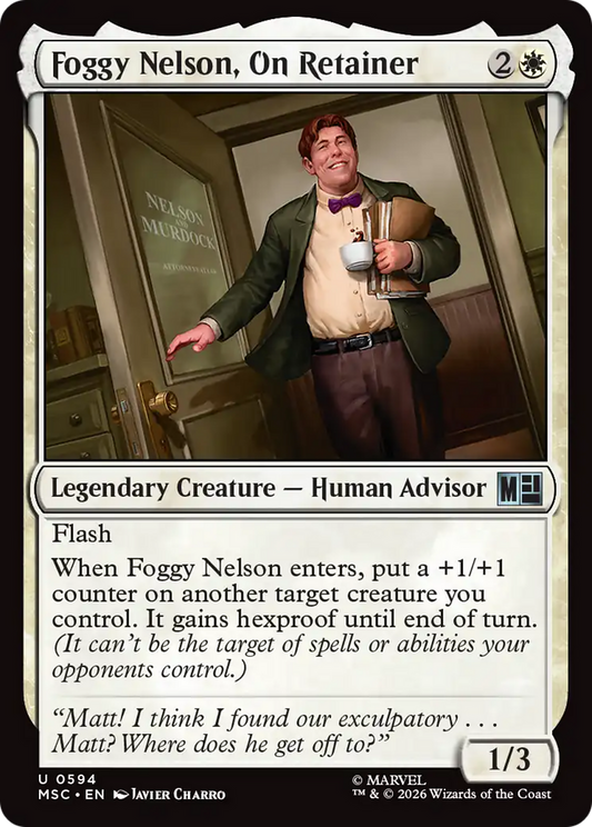 Foggy Nelson, On Retainer (MSC) - Foil