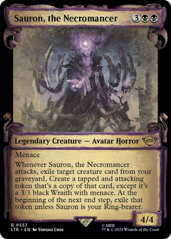 Sauron, the Necromancer (0557) (Showcase) - Silver Foil