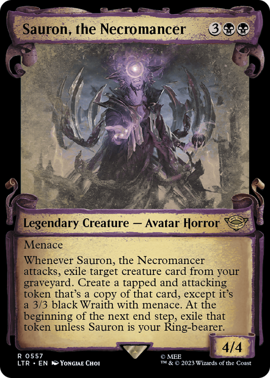 Sauron, the Necromancer (0557) (Showcase) - Silver Foil