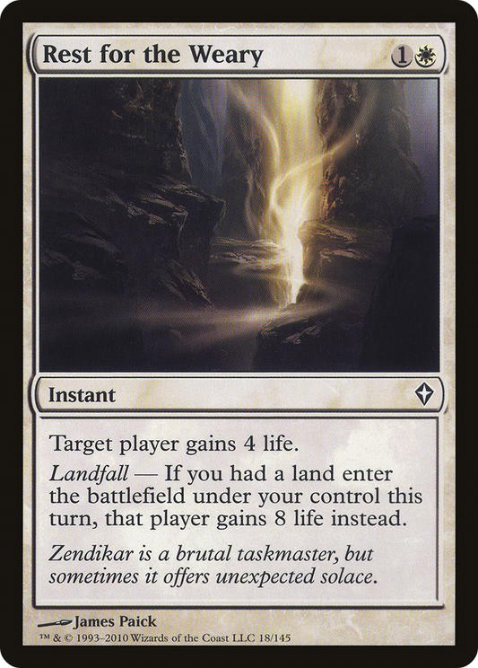 Rest for the Weary - Foil