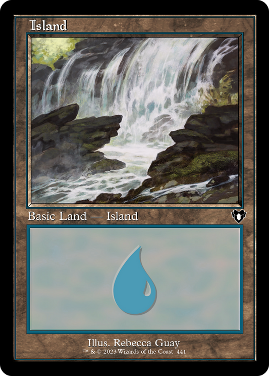 Island (0441) (Retro Frame) - Foil