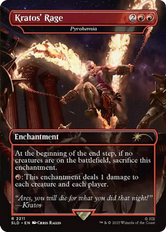 Kratos' Rage [Pyrohemia] (2211) (Borderless) - Foil sld
