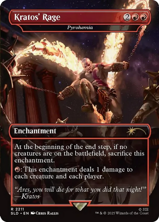 Kratos' Rage [Pyrohemia] (2211) (Borderless) - Foil sld