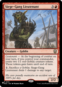 Siege-Gang Lieutenant (0113) (PLST)