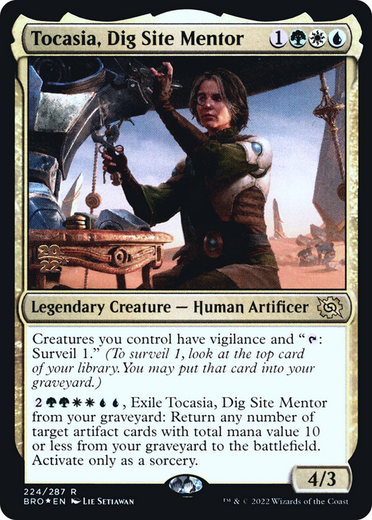 Tocasia, Dig Site Mentor (224) (Prerelease) - Foil