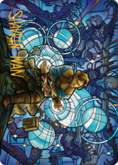 Raff, Weatherlight Stalwart (76/81) Art Card (ADMU) - Gold-Stamped Signature