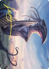 Sentinel Sliver (76/81) Art Card (ACMM) - Gold-Stamped Signature