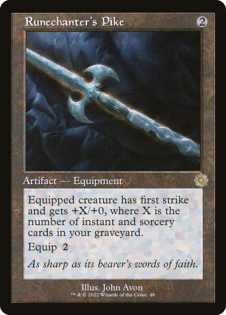 Runechanter's Pike (048) (Retro Frame) - Foil