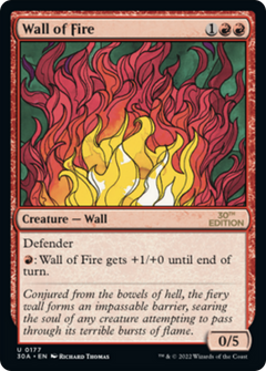 Wall of Fire (Modern Frame)