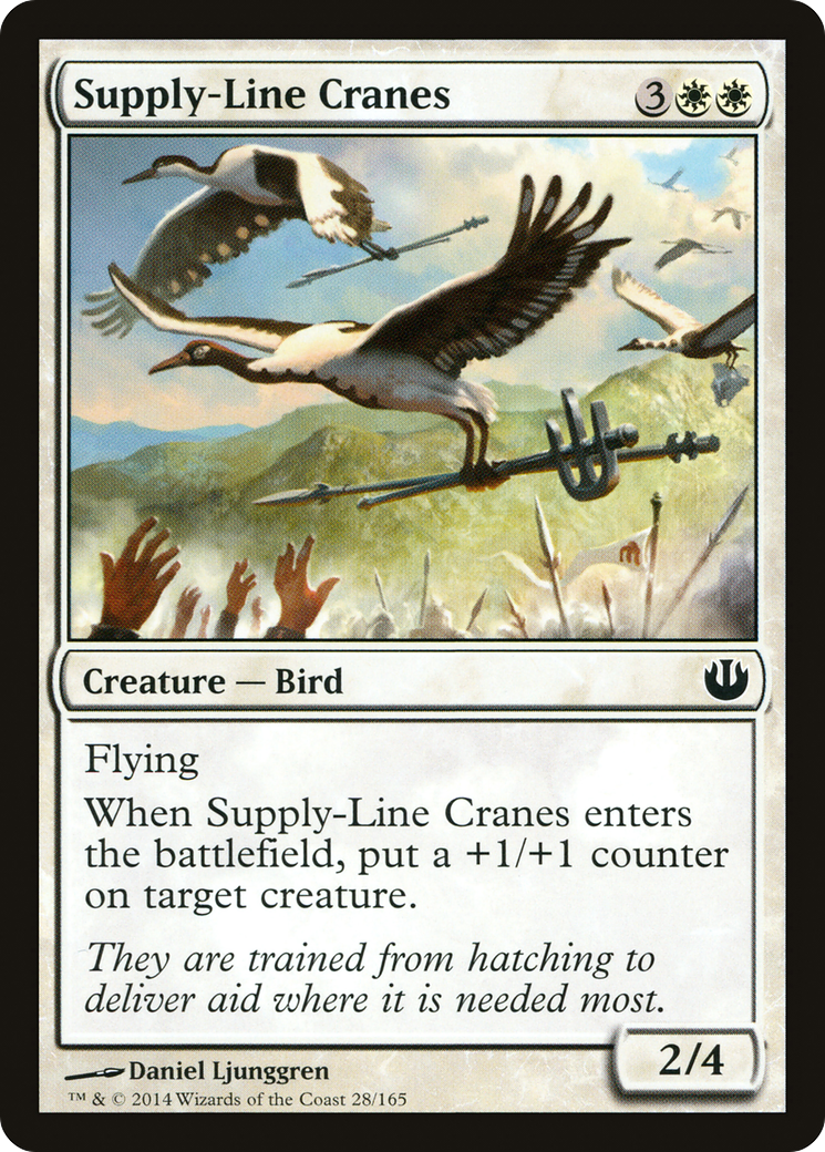 Supply-Line Cranes - Foil