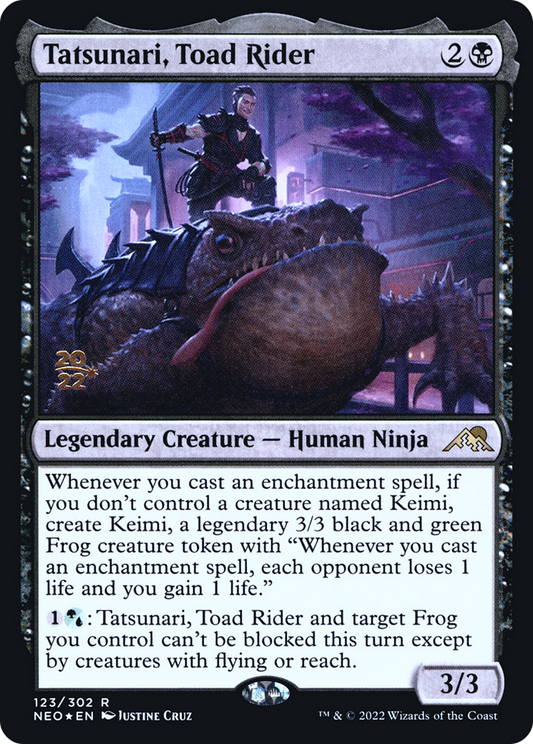Tatsunari, Toad Rider (123) (Prerelease) - Foil