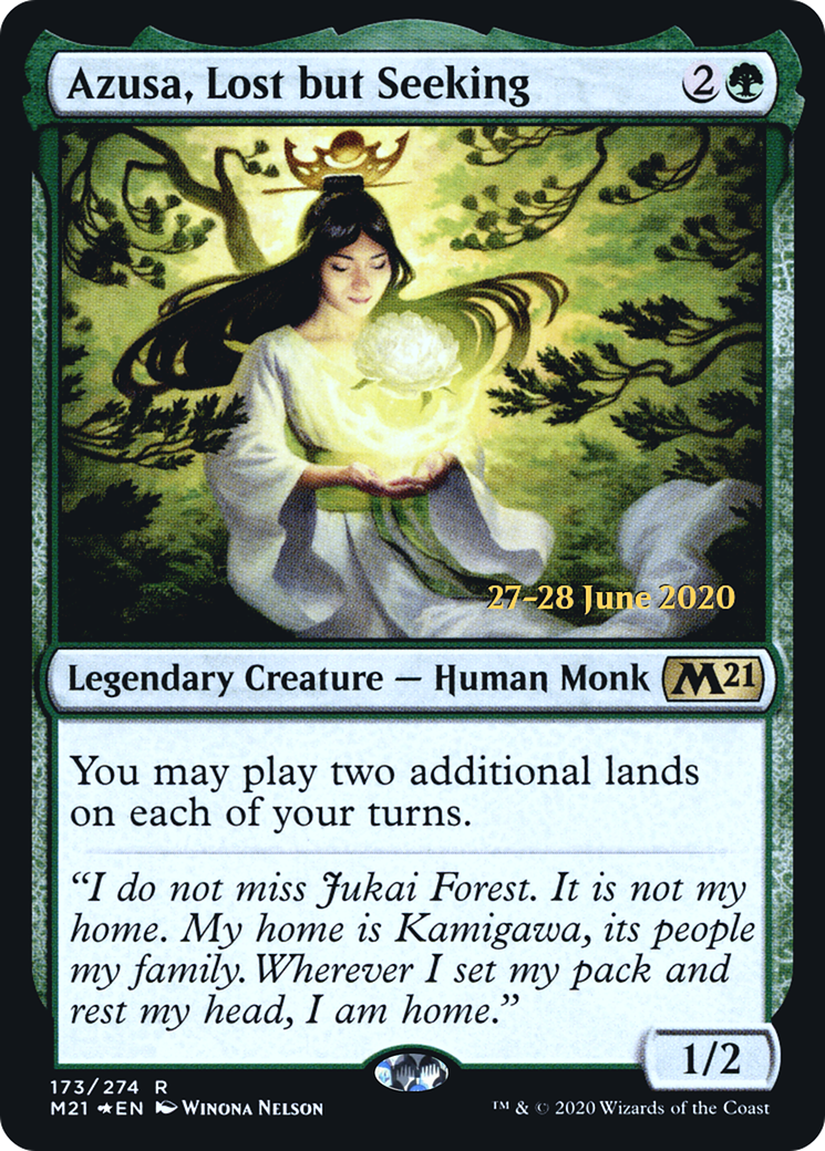Azusa, Lost but Seeking (173) (Prerelease) - Foil
