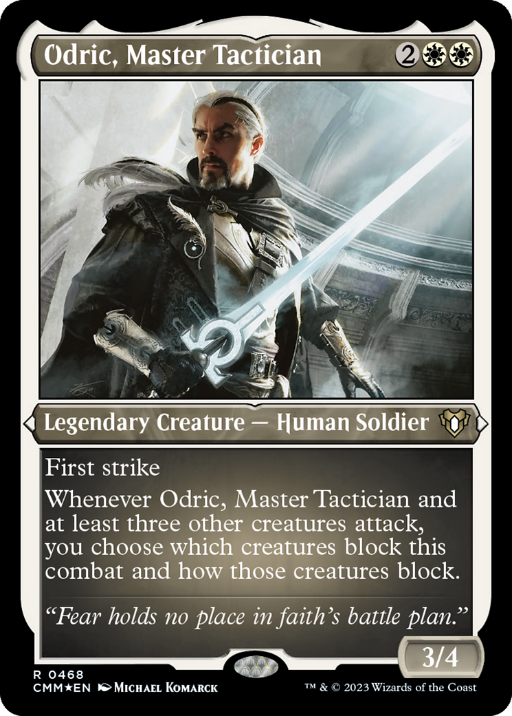 Odric, Master Tactician (0468) - Foil Etched