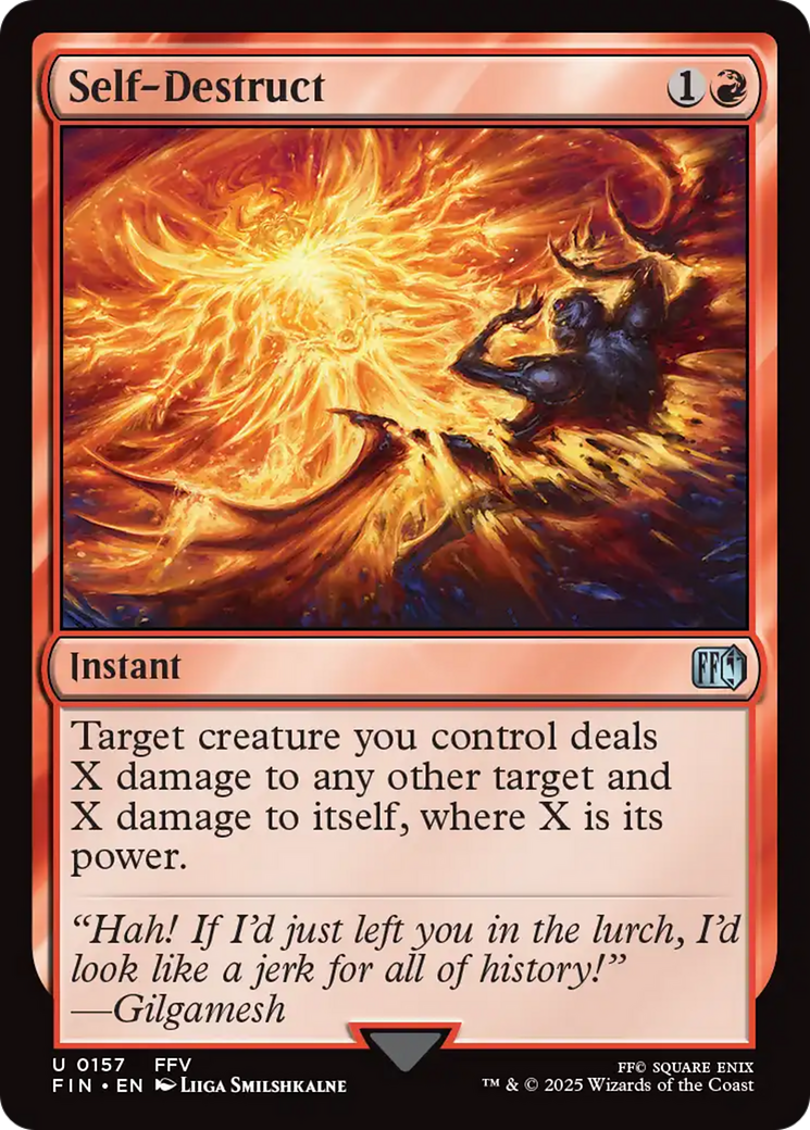 Self-Destruct - Foil