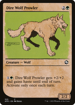 Dire Wolf Prowler (325) (Showcase) - Foil