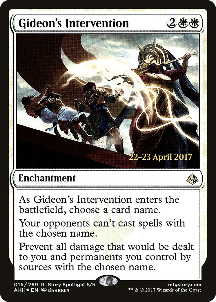 Gideon's Intervention (015) (Prerelease) - Foil