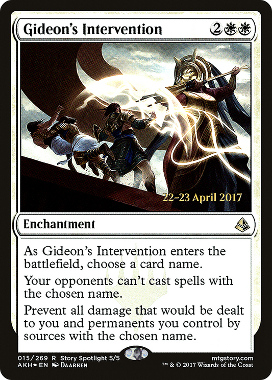 Gideon's Intervention (015) (Prerelease) - Foil