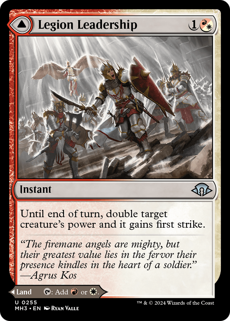 Legion Leadership // Legion Stronghold (MH3) - Foil
