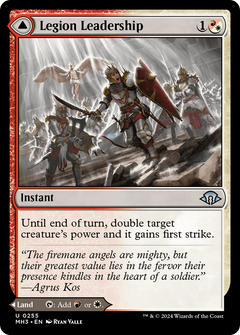 Legion Leadership // Legion Stronghold (MH3) - Foil