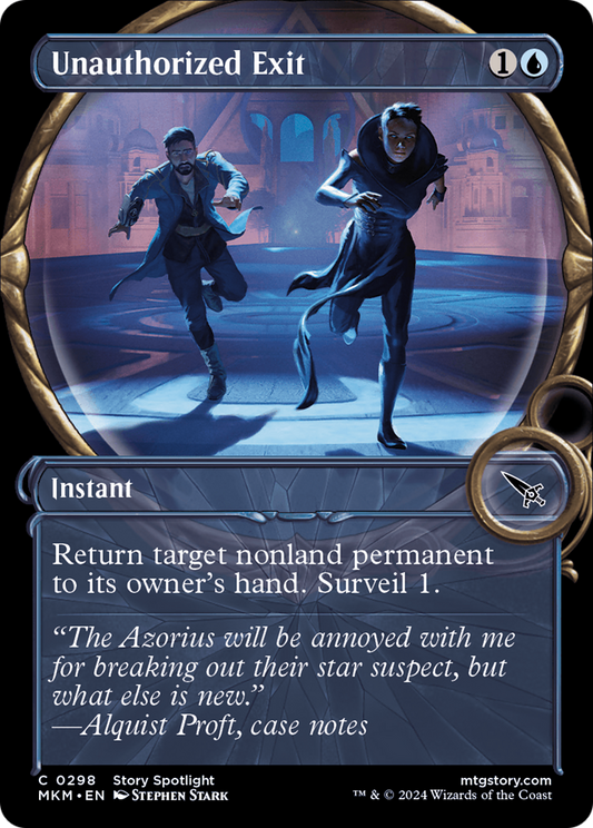 Unauthorized Exit (0298) (Showcase) - Foil