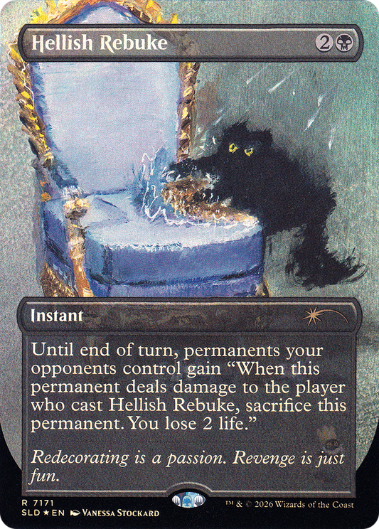 Hellish Rebuke (7171) (Borderless) (SLD)