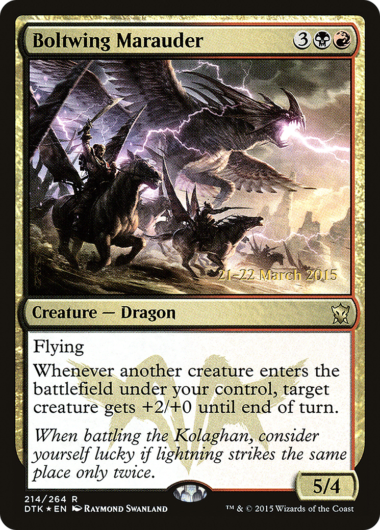 Boltwing Marauder (214) (Prerelease) - Foil