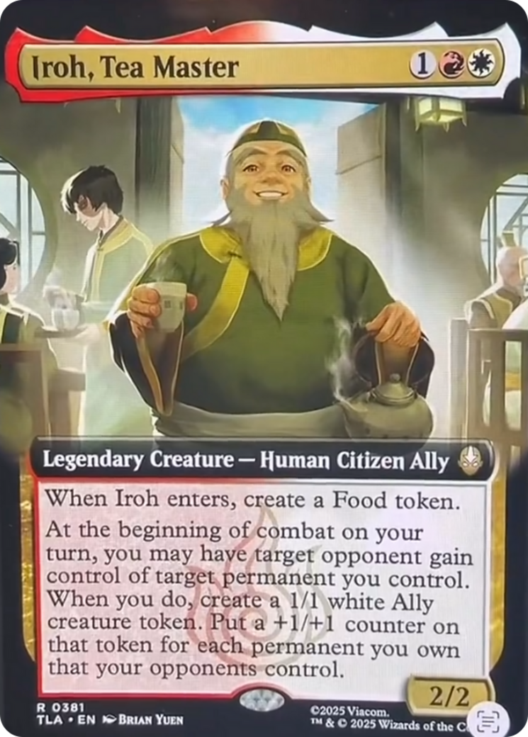 Iroh, Tea Master (0381) (Extended Art) - Foil tla