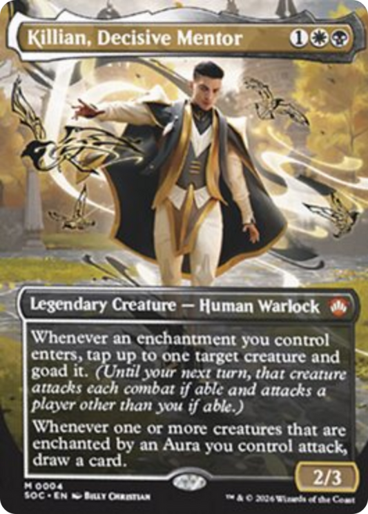 Killian, Decisive Mentor (0004) (Borderless) (SOC)