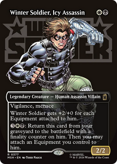 Winter Soldier, Icy Assassin (0377) (Borderless) (MSH)