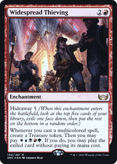 Widespread Thieving (130) (Prerelease) (PSNC) - Foil