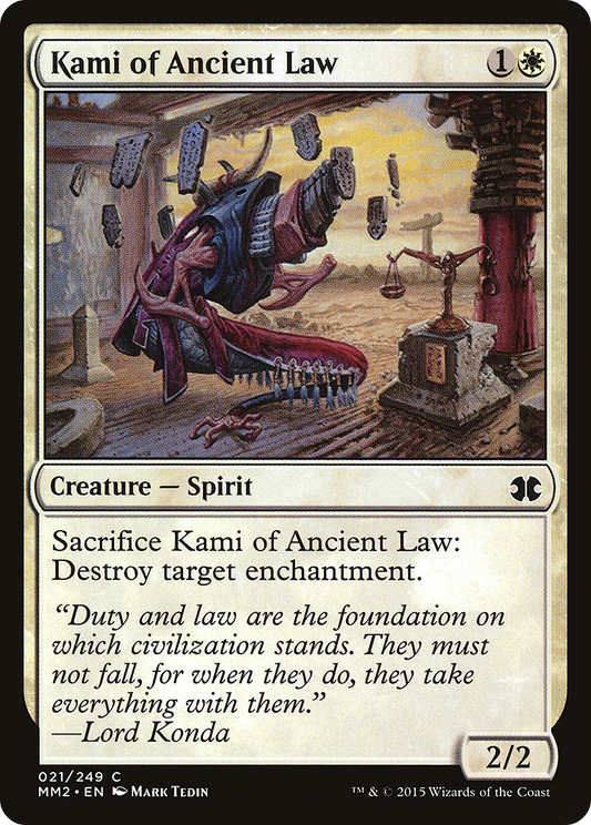 Kami of Ancient Law - Foil