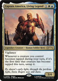 Captain America, Living Legend (0003) (PMEI) - Foil
