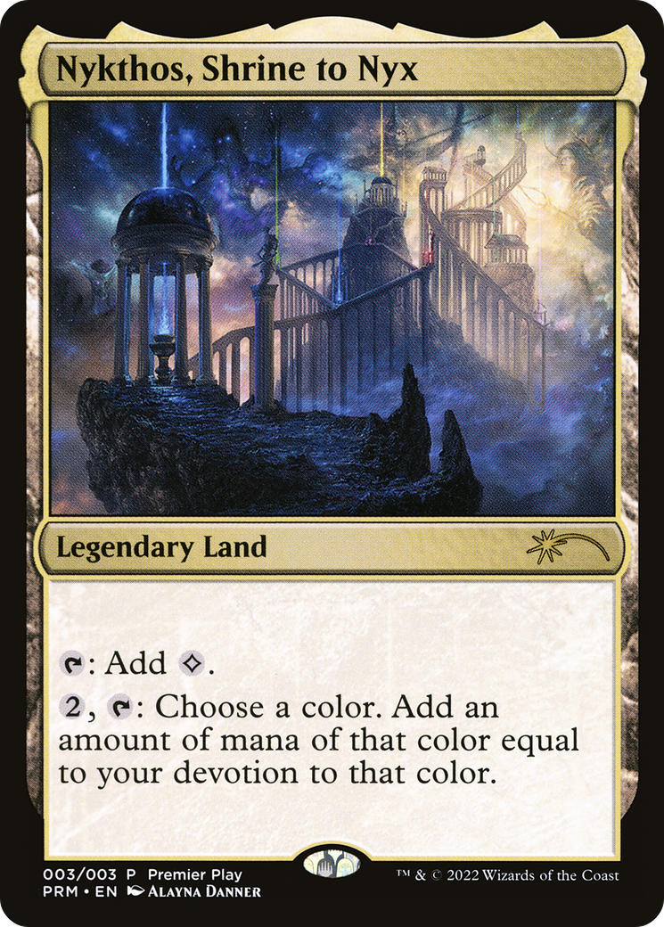 Nykthos, Shrine to Nyx (003) (Premier Play) - Foil