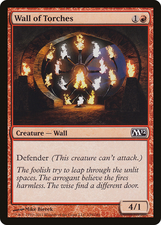Wall of Torches - Foil