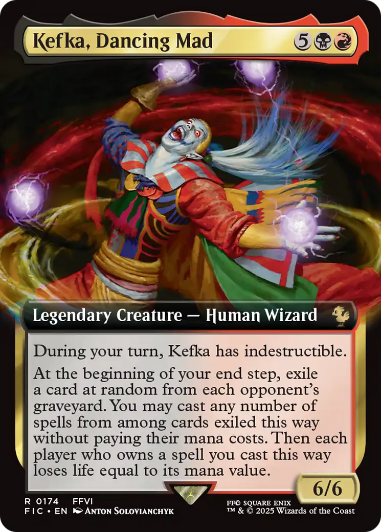 Kefka, Dancing Mad (0174) (Extended Art) - Foil