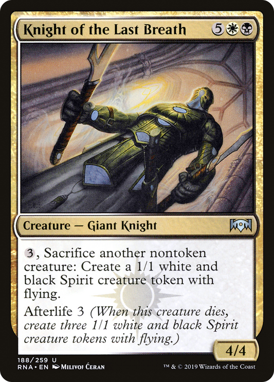 Knight of the Last Breath - Foil