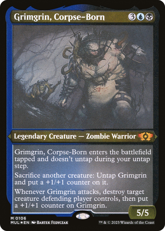 Grimgrin, Corpse-Born (0106) - Foil Etched