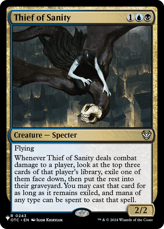 Thief of Sanity (OTC-0243) (PLST)