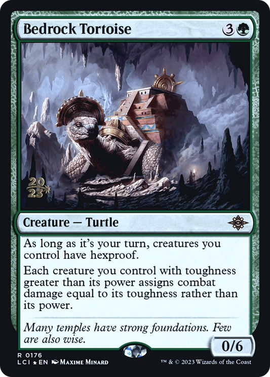 Bedrock Tortoise (0176) (Prerelease) - Foil